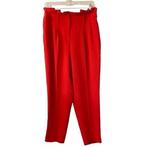 Boden Melina Orange High Waist Taper Trousers Pants